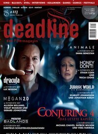 Titelbild der Ausgabe 113/2025 von deadline - das Filmmagazin. Diese Zeitschrift und viele weitere Audiomagazine, Filmmagazine und Fotozeitschriften als Abo oder epaper bei United Kiosk online kaufen.
