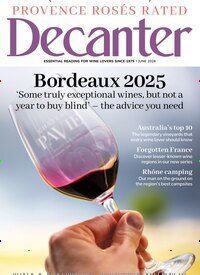 Titelbild der Ausgabe 6/2026 von Decanter. Diese Zeitschrift und viele weitere Gartenzeitschriften und Wohnzeitschriften als Abo oder epaper bei United Kiosk online kaufen.