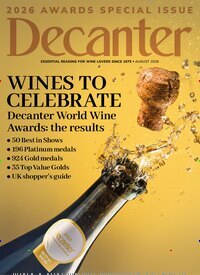 Titelbild der Ausgabe 8/2026 von Decanter. Diese Zeitschrift und viele weitere Gartenzeitschriften und Wohnzeitschriften als Abo oder epaper bei United Kiosk online kaufen.