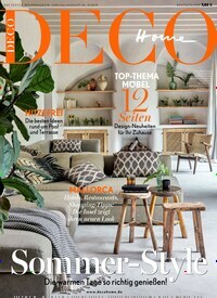 Titelbild der Ausgabe 3/2019 von DECO HOME. Diese Zeitschrift und viele weitere Gartenzeitschriften und Wohnzeitschriften als Abo oder epaper bei United Kiosk online kaufen.
