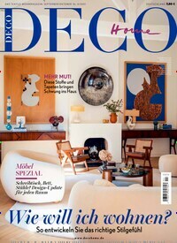 Titelbild der Ausgabe 4/2021 von DECO HOME. Diese Zeitschrift und viele weitere Gartenzeitschriften und Wohnzeitschriften als Abo oder epaper bei United Kiosk online kaufen.
