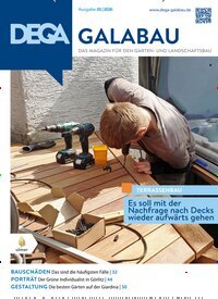 Titelbild der Ausgabe 5/2026 von Dega Galabau. Diese Zeitschrift und viele weitere Naturzeitschriften, Landwirtschaftszeitungen und Umweltmagazine als Abo oder epaper bei United Kiosk online kaufen.