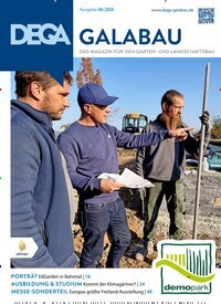 Titelbild der Ausgabe 6/2025 von Dega Galabau. Diese Zeitschrift und viele weitere Naturzeitschriften, Landwirtschaftszeitungen und Umweltmagazine als Abo oder epaper bei United Kiosk online kaufen.