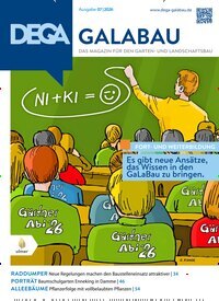 Titelbild der Ausgabe 7/2026 von Dega Galabau. Diese Zeitschrift und viele weitere Naturzeitschriften, Landwirtschaftszeitungen und Umweltmagazine als Abo oder epaper bei United Kiosk online kaufen.