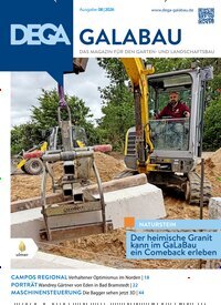 Titelbild der Ausgabe 8/2026 von Dega Galabau. Diese Zeitschrift und viele weitere Naturzeitschriften, Landwirtschaftszeitungen und Umweltmagazine als Abo oder epaper bei United Kiosk online kaufen.