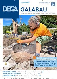 Titelbild der Ausgabe 9/2025 von Dega Galabau. Diese Zeitschrift und viele weitere Naturzeitschriften, Landwirtschaftszeitungen und Umweltmagazine als Abo oder epaper bei United Kiosk online kaufen.