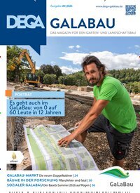 Titelbild der Ausgabe 9/2026 von Dega Galabau. Diese Zeitschrift und viele weitere Naturzeitschriften, Landwirtschaftszeitungen und Umweltmagazine als Abo oder epaper bei United Kiosk online kaufen.