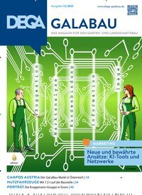 Titelbild der Ausgabe 12/2025 von Dega Galabau. Diese Zeitschrift und viele weitere Naturzeitschriften, Landwirtschaftszeitungen und Umweltmagazine als Abo oder epaper bei United Kiosk online kaufen.