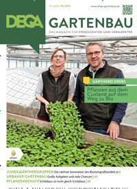 Titelbild der Ausgabe 6/2025 von Dega Gartenbau. Diese Zeitschrift und viele weitere Naturzeitschriften, Landwirtschaftszeitungen und Umweltmagazine als Abo oder epaper bei United Kiosk online kaufen.