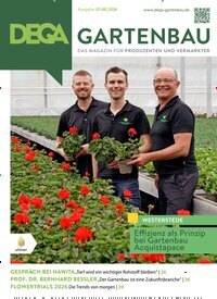 Titelbild der Ausgabe 7/2026 von Dega Gartenbau. Diese Zeitschrift und viele weitere Naturzeitschriften, Landwirtschaftszeitungen und Umweltmagazine als Abo oder epaper bei United Kiosk online kaufen.