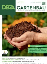 Titelbild der Ausgabe 10/2022 von Dega Gartenbau. Diese Zeitschrift und viele weitere Naturzeitschriften, Landwirtschaftszeitungen und Umweltmagazine als Abo oder epaper bei United Kiosk online kaufen.