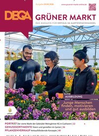 Titelbild der Ausgabe 3/2026 von Dega Grüner Markt. Diese Zeitschrift und viele weitere Naturzeitschriften, Landwirtschaftszeitungen und Umweltmagazine als Abo oder epaper bei United Kiosk online kaufen.