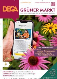 Titelbild der Ausgabe 9/2025 von Dega Grüner Markt. Diese Zeitschrift und viele weitere Naturzeitschriften, Landwirtschaftszeitungen und Umweltmagazine als Abo oder epaper bei United Kiosk online kaufen.