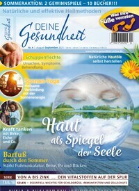 Titelbild der Ausgabe 4/2021 von Deine Gesundheit. Diese Zeitschrift und viele weitere Elternzeitschriften und Tierzeitschriften als Abo oder epaper bei United Kiosk online kaufen.