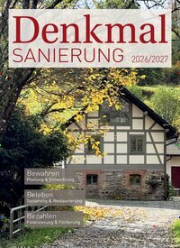 Titelbild der Ausgabe 1/2026 von Denkmalsanierung. Diese Zeitschrift und viele weitere Gartenzeitschriften und Wohnzeitschriften als Abo oder epaper bei United Kiosk online kaufen.