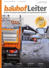 Titelbild der Ausgabe 4/2026 von der bauhofLeiter. Diese Zeitschrift und viele weitere Jurazeitschriften und Zeitschriften für Verwaltung als Abo oder epaper bei United Kiosk online kaufen.