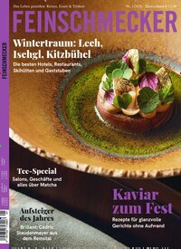 Titelbild der Ausgabe 1/2026 von Der Feinschmecker. Diese Zeitschrift und viele weitere Kochzeitschriften und Backzeitschriften als Abo oder epaper bei United Kiosk online kaufen.