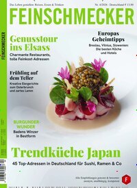 Titelbild der Ausgabe 4/2026 von Der Feinschmecker. Diese Zeitschrift und viele weitere Kochzeitschriften und Backzeitschriften als Abo oder epaper bei United Kiosk online kaufen.