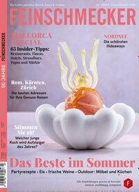 Titelbild der Ausgabe 7/2025 von Der Feinschmecker. Diese Zeitschrift und viele weitere Kochzeitschriften und Backzeitschriften als Abo oder epaper bei United Kiosk online kaufen.
