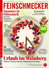Titelbild der Ausgabe 8/2026 von Der Feinschmecker. Diese Zeitschrift und viele weitere Kochzeitschriften und Backzeitschriften als Abo oder epaper bei United Kiosk online kaufen.