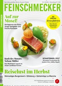 Titelbild der Ausgabe 10/2026 von Der Feinschmecker. Diese Zeitschrift und viele weitere Kochzeitschriften und Backzeitschriften als Abo oder epaper bei United Kiosk online kaufen.