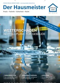 Titelbild der Ausgabe 1/2026 von Der Hausmeister. Diese Zeitschrift und viele weitere Businessmagazine als Abo oder epaper bei United Kiosk online kaufen.