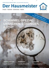 Titelbild der Ausgabe 2/2025 von Der Hausmeister. Diese Zeitschrift und viele weitere Businessmagazine als Abo oder epaper bei United Kiosk online kaufen.