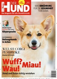Titelbild der Ausgabe 2/2020 von Der Hund. Diese Zeitschrift und viele weitere Elternzeitschriften und Tierzeitschriften als Abo oder epaper bei United Kiosk online kaufen.