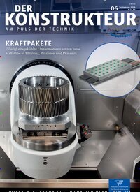 Titelbild der Ausgabe 6/2026 von Der Konstrukteur. Diese Zeitschrift und viele weitere Industriemagazine und Handwerkmagazine als Abo oder epaper bei United Kiosk online kaufen.