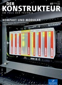 Titelbild der Ausgabe 7/2025 von Der Konstrukteur. Diese Zeitschrift und viele weitere Industriemagazine und Handwerkmagazine als Abo oder epaper bei United Kiosk online kaufen.