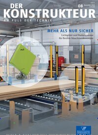 Titelbild der Ausgabe 8/2026 von Der Konstrukteur. Diese Zeitschrift und viele weitere Industriemagazine und Handwerkmagazine als Abo oder epaper bei United Kiosk online kaufen.