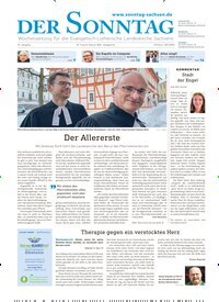 Titelbild der Ausgabe 7/2026 von Der Sonntag. Diese Zeitschrift und viele weitere Kunstmagazine und Kulturmagazine als Abo oder epaper bei United Kiosk online kaufen.