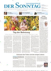 Titelbild der Ausgabe 17/2025 von Der Sonntag. Diese Zeitschrift und viele weitere Kunstmagazine und Kulturmagazine als Abo oder epaper bei United Kiosk online kaufen.