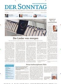 Titelbild der Ausgabe 43/2026 von Der Sonntag. Diese Zeitschrift und viele weitere Kunstmagazine und Kulturmagazine als Abo oder epaper bei United Kiosk online kaufen.