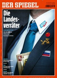 Titelbild der Ausgabe 18/2024 von Der Spiegel. Diese Zeitschrift und viele weitere Wirtschaftsmagazine und Politikmagazine als Abo oder epaper bei United Kiosk online kaufen.