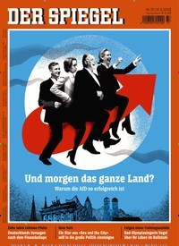 Titelbild der Ausgabe 37/2018 von Der Spiegel. Diese Zeitschrift und viele weitere Wirtschaftsmagazine und Politikmagazine als Abo oder epaper bei United Kiosk online kaufen.