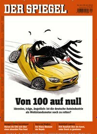 Titelbild der Ausgabe 44/2019 von Der Spiegel. Diese Zeitschrift und viele weitere Wirtschaftsmagazine und Politikmagazine als Abo oder epaper bei United Kiosk online kaufen.