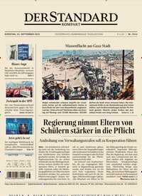 Titelbild der Ausgabe 178/2025 von Der Standard Kompakt. Diese Zeitschrift und viele weitere Zeitungsabos als Abo oder epaper bei United Kiosk online kaufen.