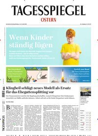 Titelbild der Ausgabe 91/2026 von Der Tagesspiegel. Diese Zeitschrift und viele weitere Zeitungsabos als Abo oder epaper bei United Kiosk online kaufen.