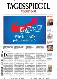 Titelbild der Ausgabe 118/2025 von Der Tagesspiegel. Diese Zeitschrift und viele weitere Zeitungsabos als Abo oder epaper bei United Kiosk online kaufen.