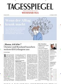 Titelbild der Ausgabe 139/2025 von Der Tagesspiegel. Diese Zeitschrift und viele weitere Zeitungsabos als Abo oder epaper bei United Kiosk online kaufen.