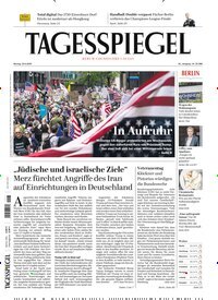 Titelbild der Ausgabe 159/2025 von Der Tagesspiegel. Diese Zeitschrift und viele weitere Zeitungsabos als Abo oder epaper bei United Kiosk online kaufen.