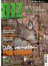 Titelbild der Ausgabe 4/2024 von Deutsche Jagdzeitung (Jagen). Diese Zeitschrift und viele weitere Sportmagazine als Abo oder epaper bei United Kiosk online kaufen.