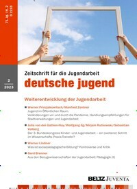 Titelbild der Ausgabe 2/2023 von deutsche jugend. Diese Zeitschrift und viele weitere Zeitschriften für Pädagogik als Abo oder epaper bei United Kiosk online kaufen.