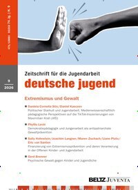 Titelbild der Ausgabe 9/2026 von deutsche jugend. Diese Zeitschrift und viele weitere Zeitschriften für Pädagogik als Abo oder epaper bei United Kiosk online kaufen.