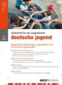 Titelbild der Ausgabe 12/2023 von deutsche jugend. Diese Zeitschrift und viele weitere Zeitschriften für Pädagogik als Abo oder epaper bei United Kiosk online kaufen.