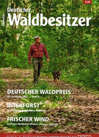 Titelbild der Ausgabe 3/2022 von Deutscher Waldbesitzer. Diese Zeitschrift und viele weitere Naturzeitschriften, Landwirtschaftszeitungen und Umweltmagazine als Abo oder epaper bei United Kiosk online kaufen.
