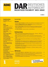 Titelbild der Ausgabe 2/2021 von Deutsches Autorecht - DAR. Diese Zeitschrift und viele weitere Jurazeitschriften und Zeitschriften für Verwaltung als Abo oder epaper bei United Kiosk online kaufen.