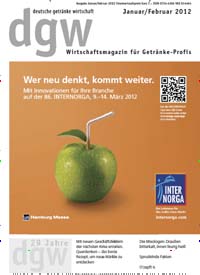 Titelbild der Ausgabe 2/2012 von dgw deutsche getränke wirtschaft. Diese Zeitschrift und viele weitere Gastronomiezeitschriften, Fashionmagazine, Beautymagazine als Abo oder epaper bei United Kiosk online kaufen.