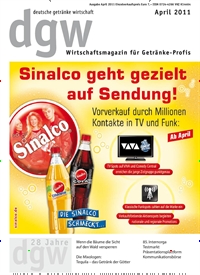 Titelbild der Ausgabe 4/2011 von dgw deutsche getränke wirtschaft. Diese Zeitschrift und viele weitere Gastronomiezeitschriften, Fashionmagazine, Beautymagazine als Abo oder epaper bei United Kiosk online kaufen.